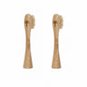Boar Hair Bristle Bamboo Replacement Toothbrush Heads 2 Pack | Thallō
