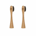 Horse Hair Bristle Bamboo Replacement Toothbrush Heads 2 Pack | Thallō