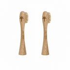 Boar Hair Bristle Bamboo Replacement Toothbrush Heads 2 Pack | Thallō