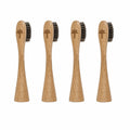 Horse Hair Bristle Bamboo Replacement Toothbrush Heads 4 Pack | Thallō
