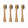 Horse Hair Bristle Bamboo Replacement Toothbrush Heads 4 Pack | Thallō